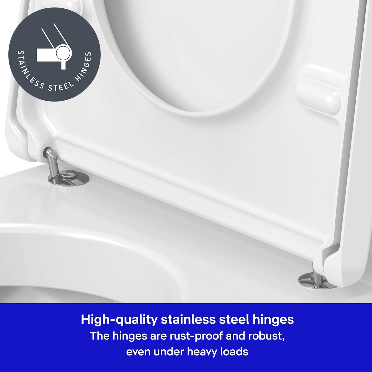 Duravit D-Code Toiletzitting - Duroplast - Wit - 43 x 36 cm