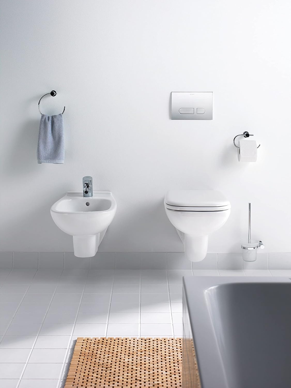 Duravit D-Code Toiletzitting - Duroplast - Wit - 43 x 36 cm