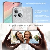 Ontgrendelde telefoon, CWOWDEFU S18 Android 14 Smartphone met 6,58" 2K Incell-scherm, 16(8+8) GB RAM+ 256 GB ROM, Dual SIM 4G, Octa-Core, Gezichts-/vingerafdrukherkenning/NFC/GPS 2024