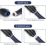 4-in-1 Haardroger Borstelset met Ionic Care, Blauw