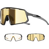 KAPVOE Fietsbril, anti-condens, zelfkleurend, voor heren en dames, fotochroom, snelle bril, sport, zonnebril, helder, racefietsbril, sportbril, MTB, K164