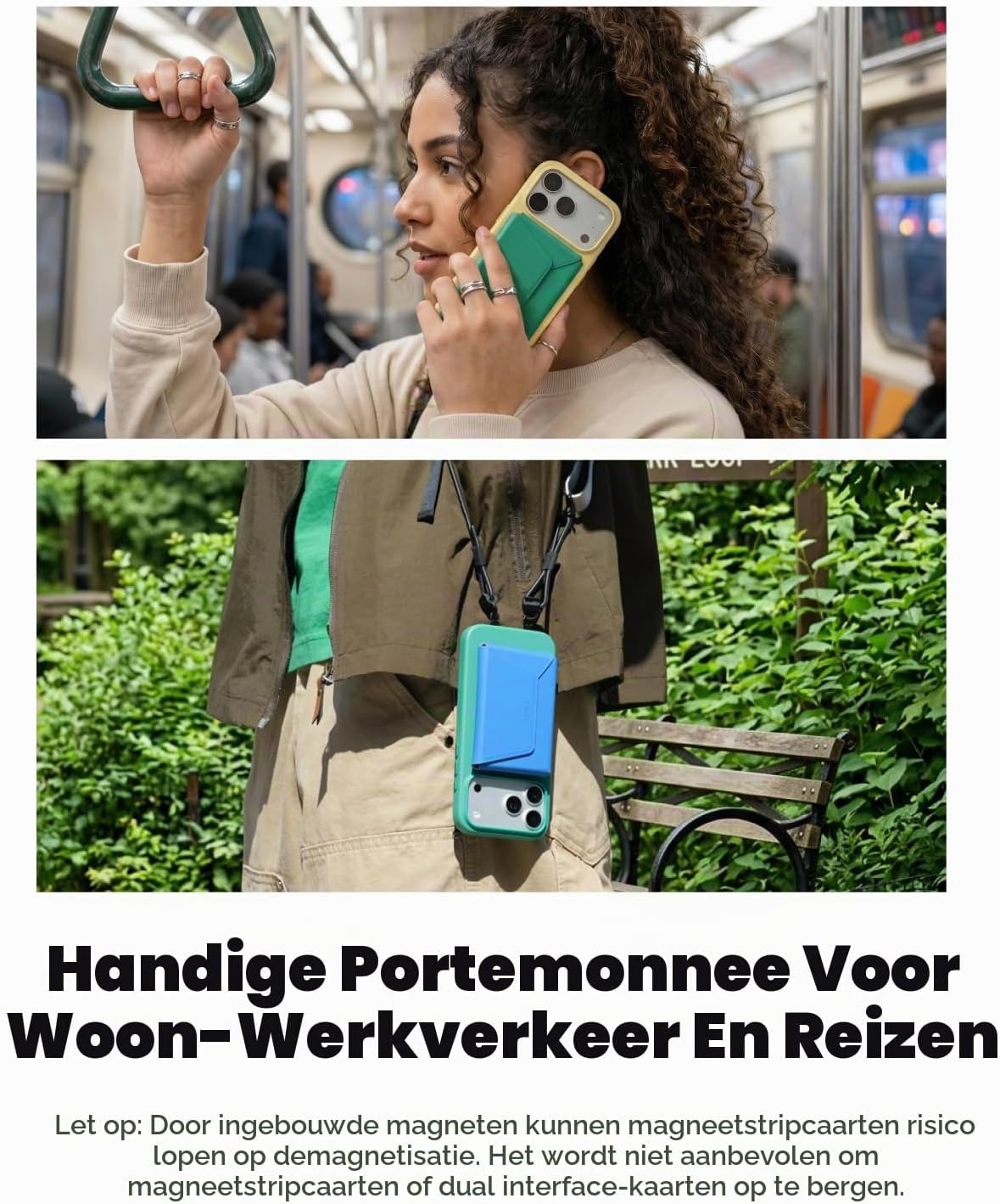 MOFT Movas Magnetische Portemonnee - Marineblauw - 8 Kaartvakken - MagSafe Compatibel