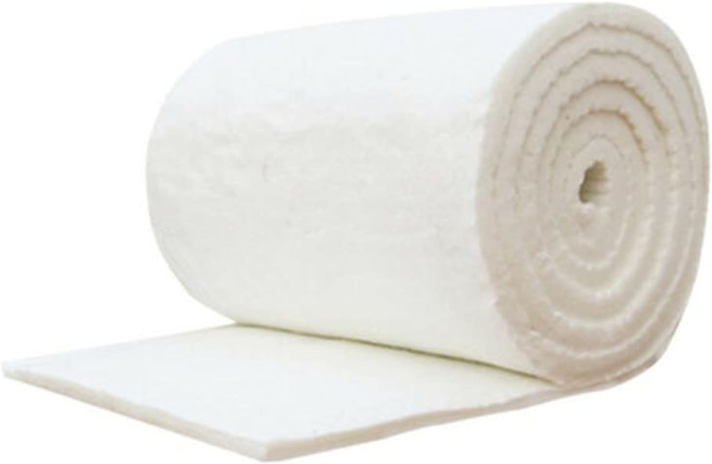 Doek van silicaat keramische vezel, isolerend, tegen hoge temperaturen, brandwerend, 30 mm dik - Maat 30mm thick