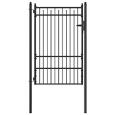 Zwarte Hekpoort Baarlo 100x150 cm Metaal (59% Korting)