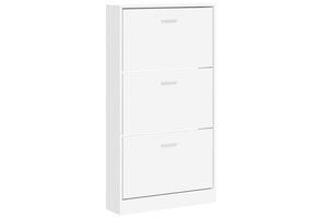 VidaXL Schoenenkast Wit (59x17x108 cm) - 58% Korting!