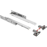 Ondervloer ladegeleiders 500mm Soft-Close | 30kg | Set van 2 | 30% Korting