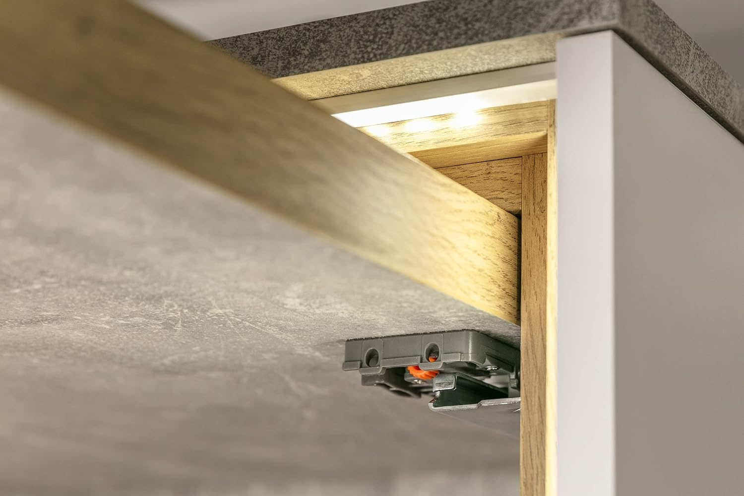 Ondervloer ladegeleiders 500mm Soft-Close | 30kg | Set van 2 | 30% Korting