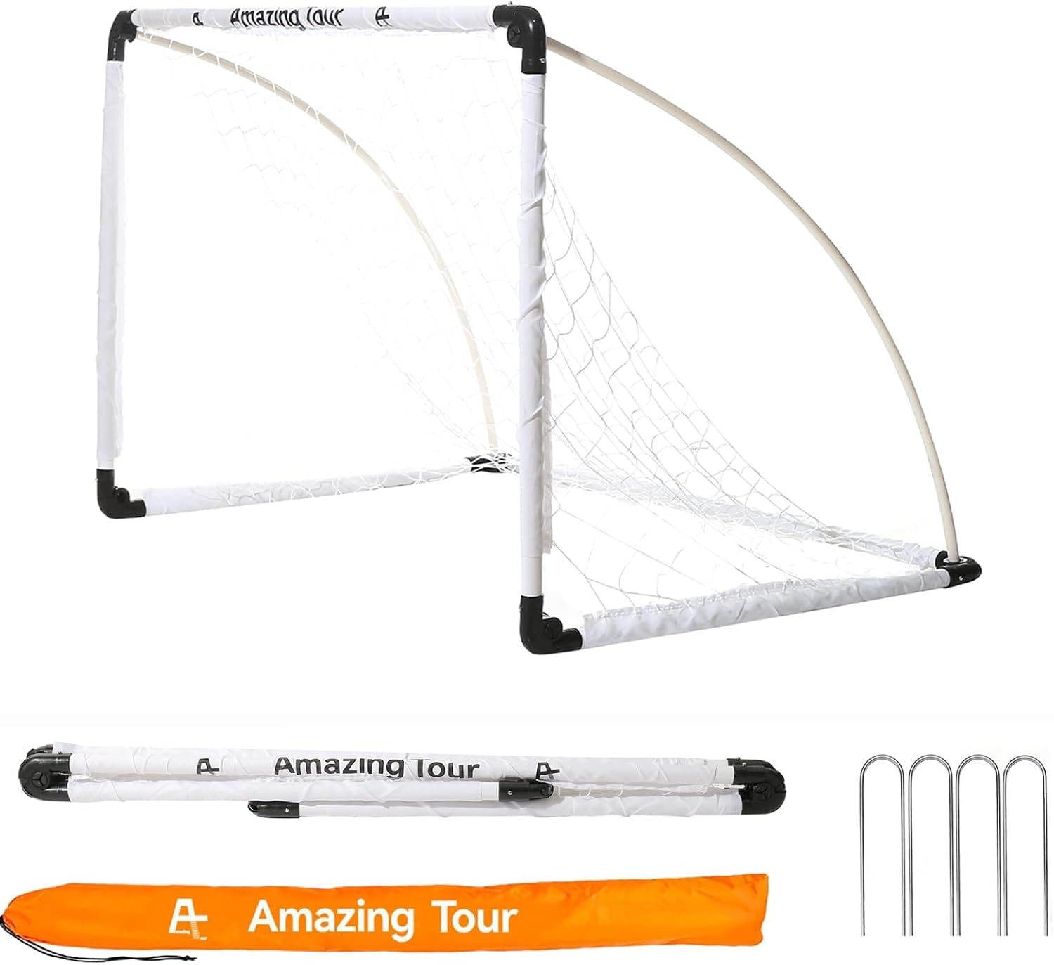 Opvouwbaar Voetbaldoel voor Kinderen (115x80cm) - 32% Korting!