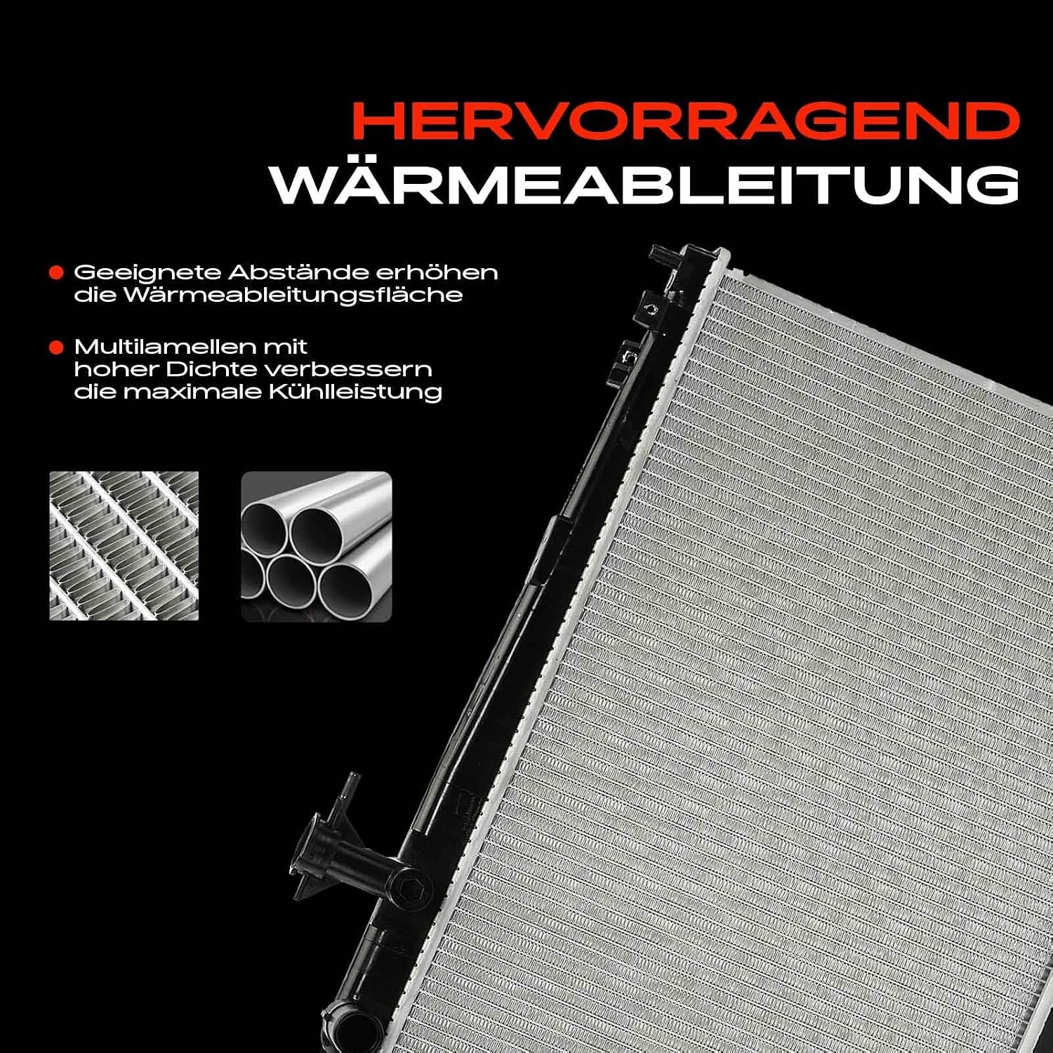 Motorkoeler Waterkoeler geschikt voor Mazda 6 2.0L Benzine 2002-2005 Automaat -34% Korting