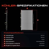 Radiateur Waterkoeler Motor/Transmissie Geschikt voor Honda Accord 2.4L 2003-2008 34% Korting