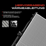 Radiateur Waterkoeler Motor/Transmissie Geschikt voor Honda Accord 2.4L 2003-2008 34% Korting