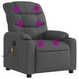 Verstelbare Massagestoel Donkergrijs - 35% Korting