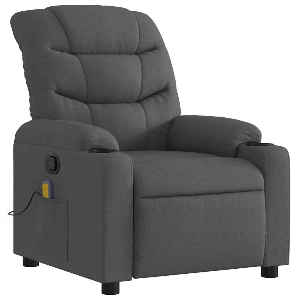 Verstelbare Massagestoel Donkergrijs - 35% Korting