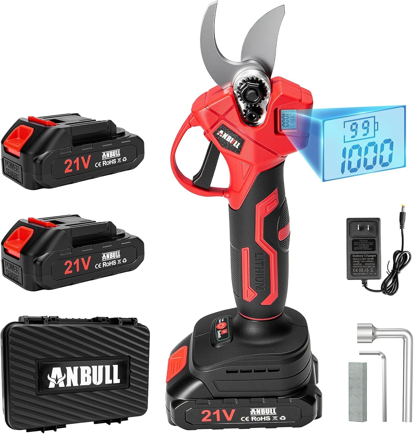 Krachtige Accu Takkenschaar 18V - 40mm Snoeien met 34% Korting