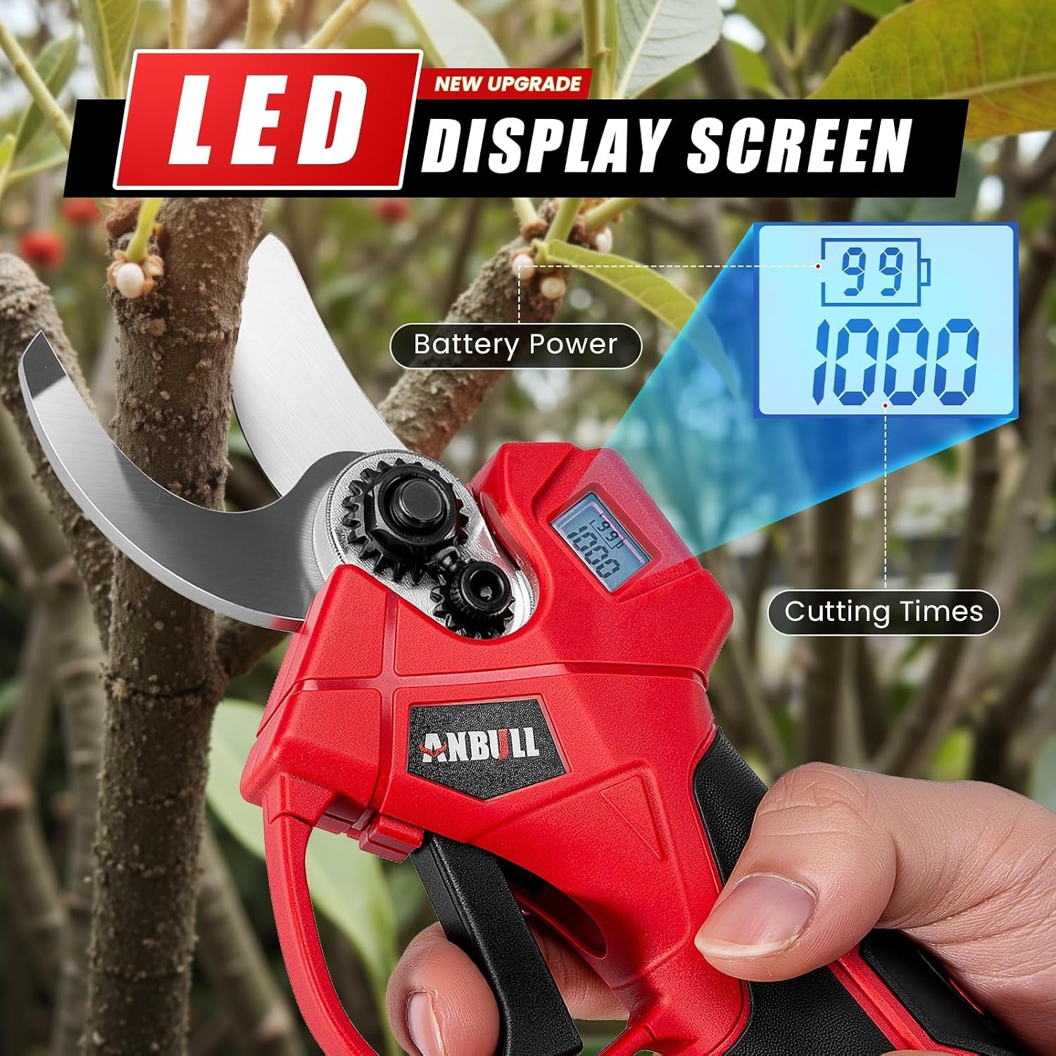 Krachtige Accu Takkenschaar 18V - 40mm Snoeien met 34% Korting