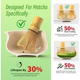 Matcha Theeset 7-delig, Keramiek & Bamboe, 32% Korting