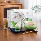 Matcha Theeset 7-delig, Keramiek & Bamboe, 32% Korting