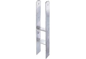 H-Paalhouder Verzinkt 800mm Hoog | 33% Korting