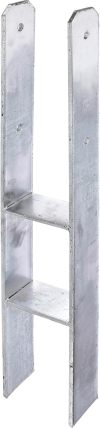 H-Paalhouder Verzinkt 800mm Hoog | 33% Korting