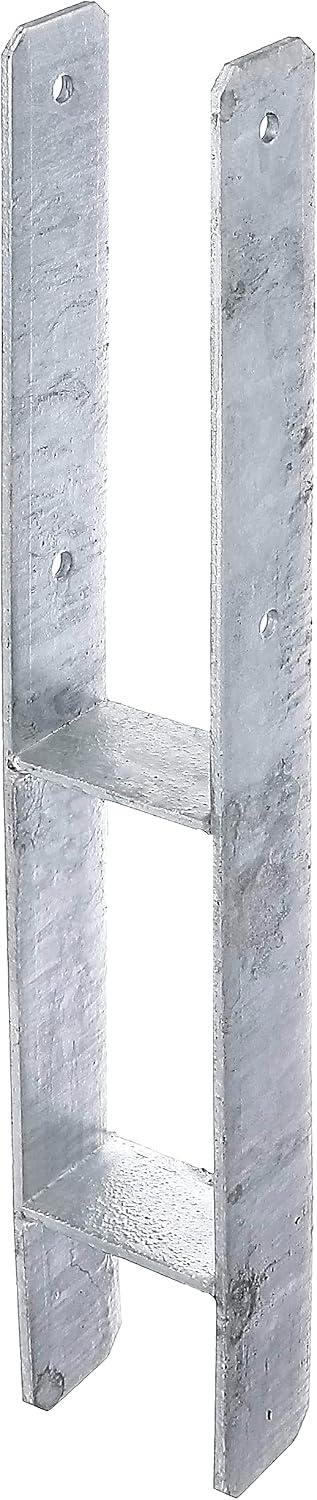 H-Paalhouder Verzinkt 800mm Hoog | 33% Korting
