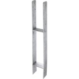 H-Paalhouder Verzinkt 800mm Hoog | 33% Korting