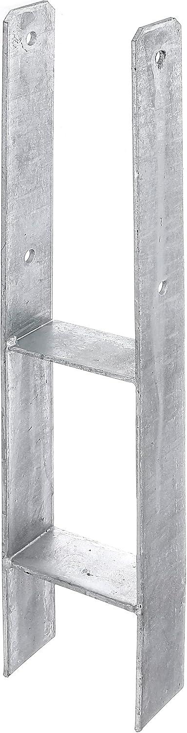 H-Paalhouder Verzinkt 800mm Hoog | 33% Korting