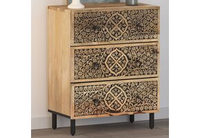 VidaXL Bijzetkast 60x33x75 cm Massief Mangohout - 54% Korting!
