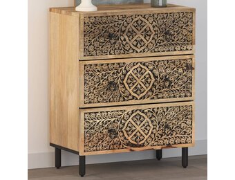VidaXL Bijzetkast 60x33x75 cm Massief Mangohout - 54% Korting!