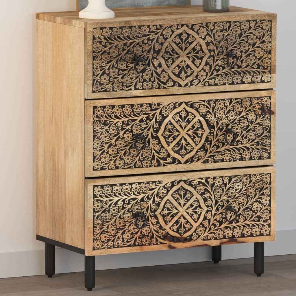 VidaXL Bijzetkast 60x33x75 cm Massief Mangohout - 54% Korting!