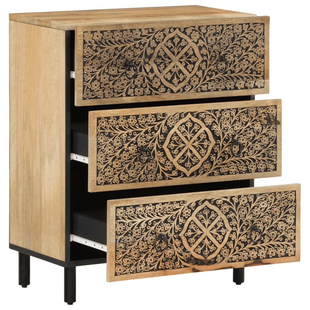 VidaXL Bijzetkast 60x33x75 cm Massief Mangohout - 54% Korting!