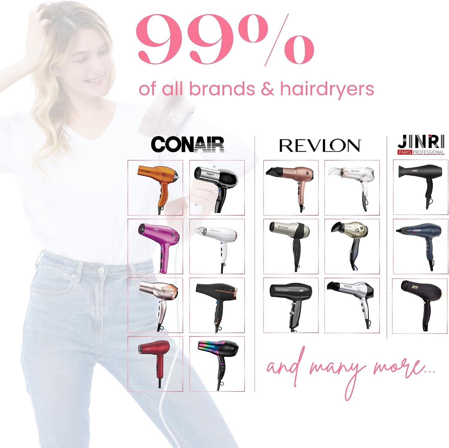 Universele Haardiffuser Zwart (31% Korting) | Voor Krullend Haar