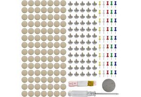 Universele Hemel Reparatie Set Auto - 100 Beige Pins - 47% Korting