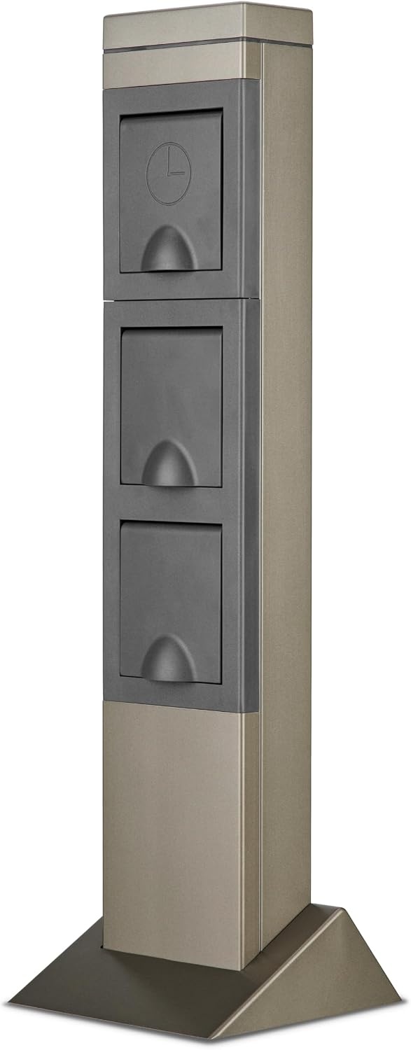 Buitenstopcontact met Timer: 2-voudig, RVS, IP44 - 34% Korting!