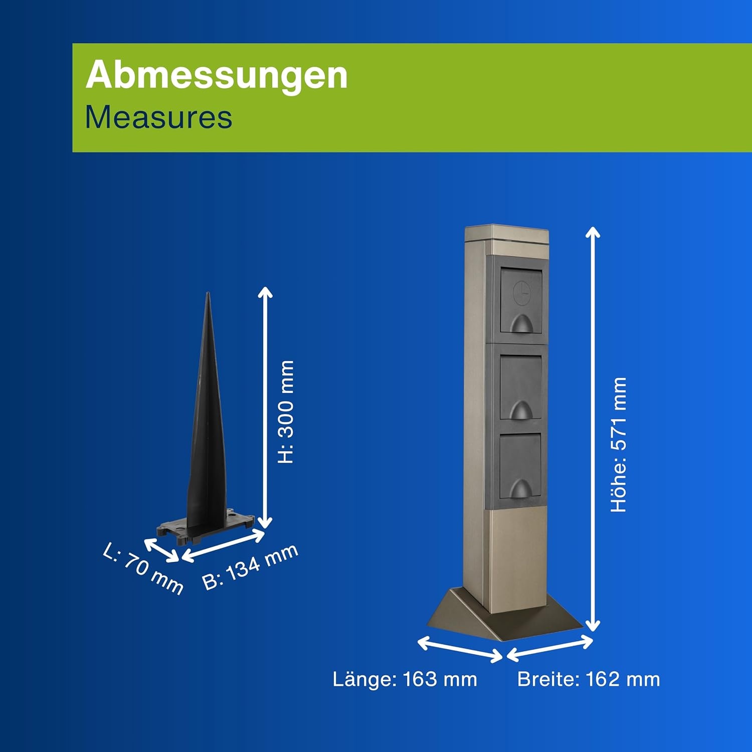 Buitenstopcontact met Timer: 2-voudig, RVS, IP44 - 34% Korting!