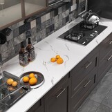 Zelfklevende Meubelfolie Wit Marmer Look - 90x500cm | 33% Korting