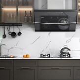 Zelfklevende Meubelfolie Wit Marmer Look - 90x500cm | 33% Korting