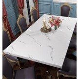 Zelfklevende Meubelfolie Wit Marmer Look - 90x500cm | 33% Korting