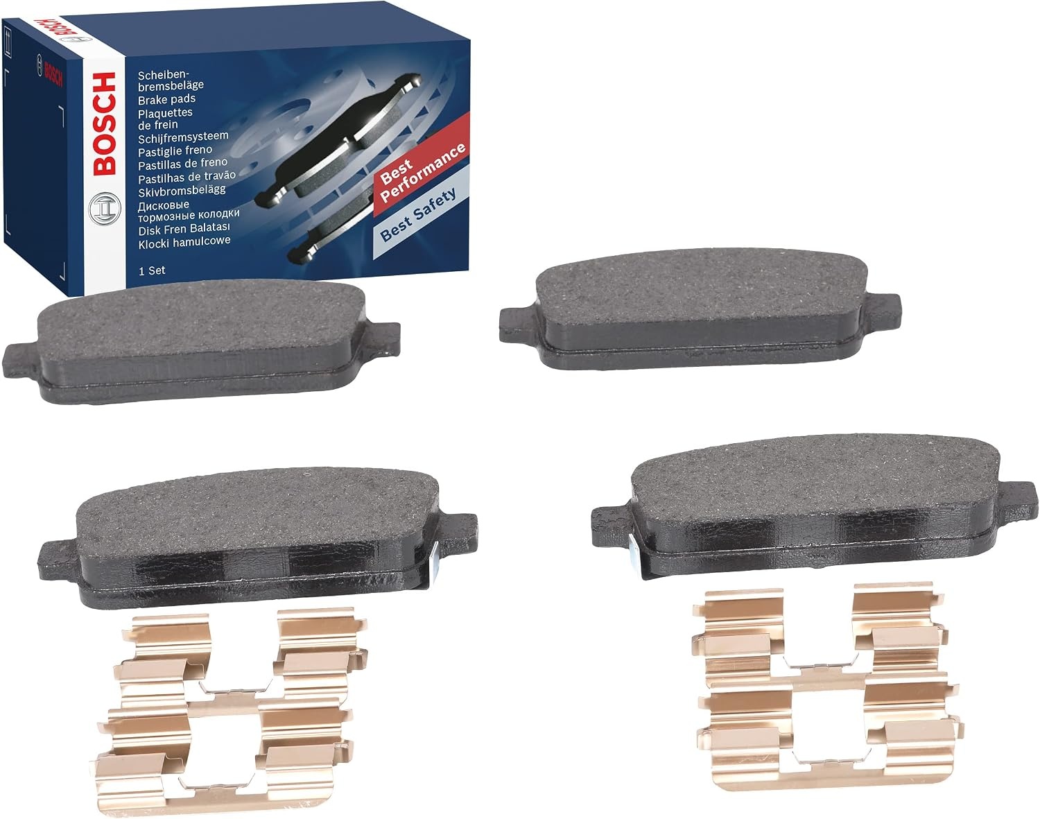 Remblokkenset Achteras Bosch | ECE R90 Gecertificeerd | 33% Korting