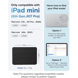 Hoes voor iPad mini 6/7 (8,3 inch) - Panna Cotta/Vergeet Jeans - 33% Korting