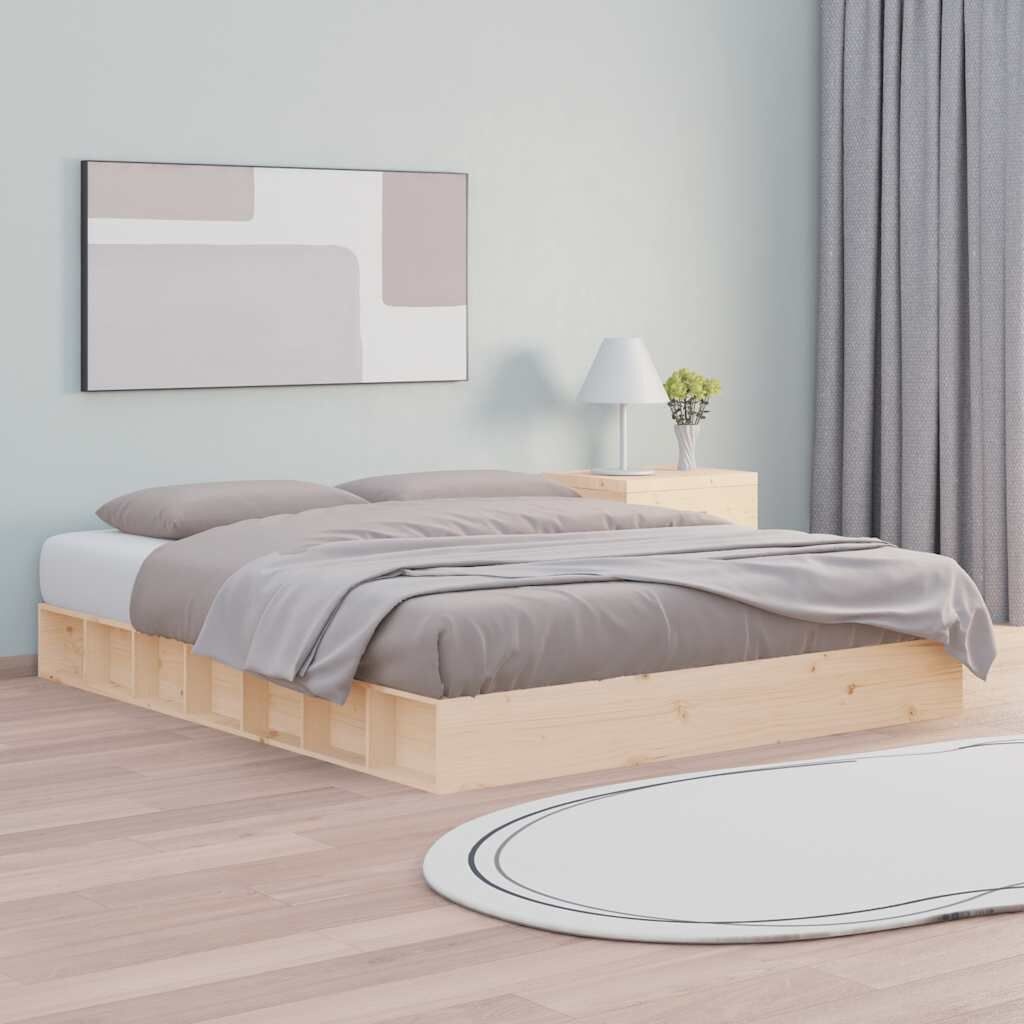 Massief Houten Bedframe Grenen 160x200 cm - 35% Korting