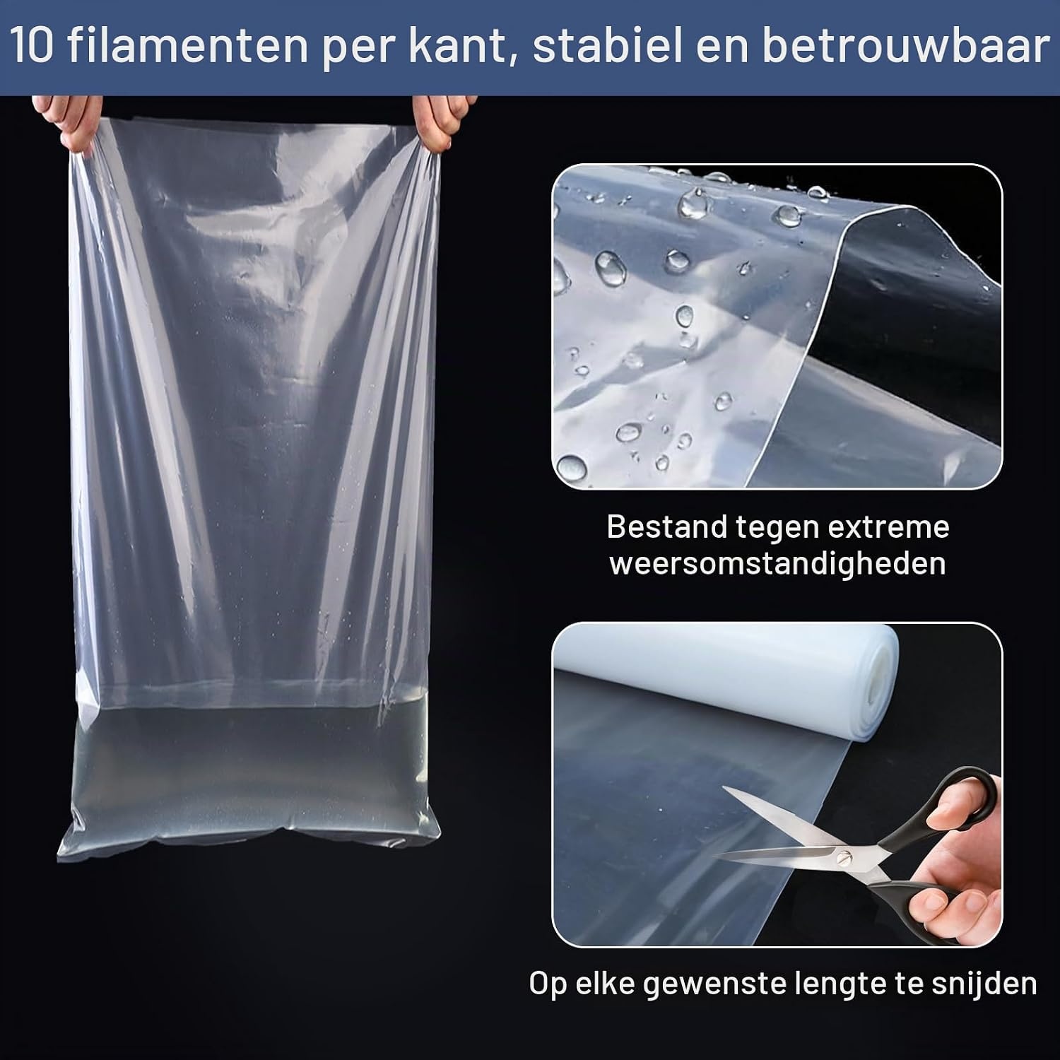Flexibele Dakgoot Afvoerbuis 10M Transparant LDPE - 37% Korting