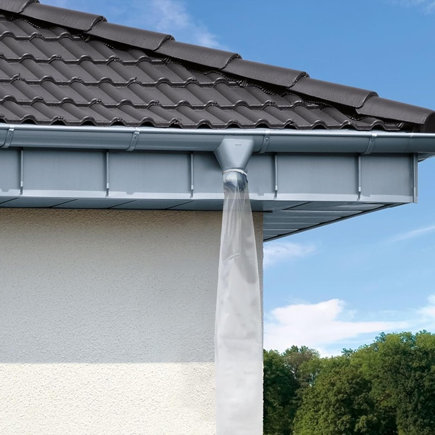 Flexibele Dakgoot Afvoerbuis 10M Transparant LDPE - 37% Korting