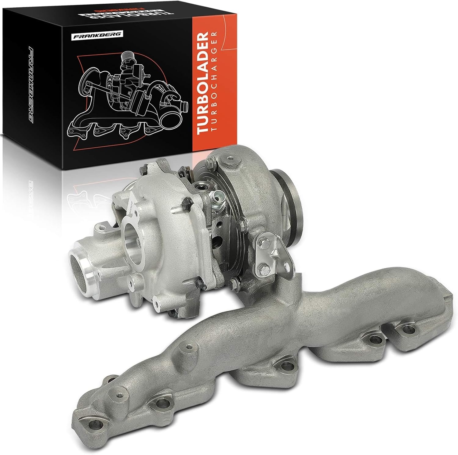 Turbocompressor 2.0L geschikt voor Audi A4 A5 A6 Q5, VW Passat Tiguan Touran, Seat Ateca, Skoda Karoq Kodiaq (2013-2024) | OE 04L253010S - 35% Korting