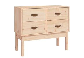Massief Grenenhouten Wandkast 90x40x78 cm - 41% Korting!