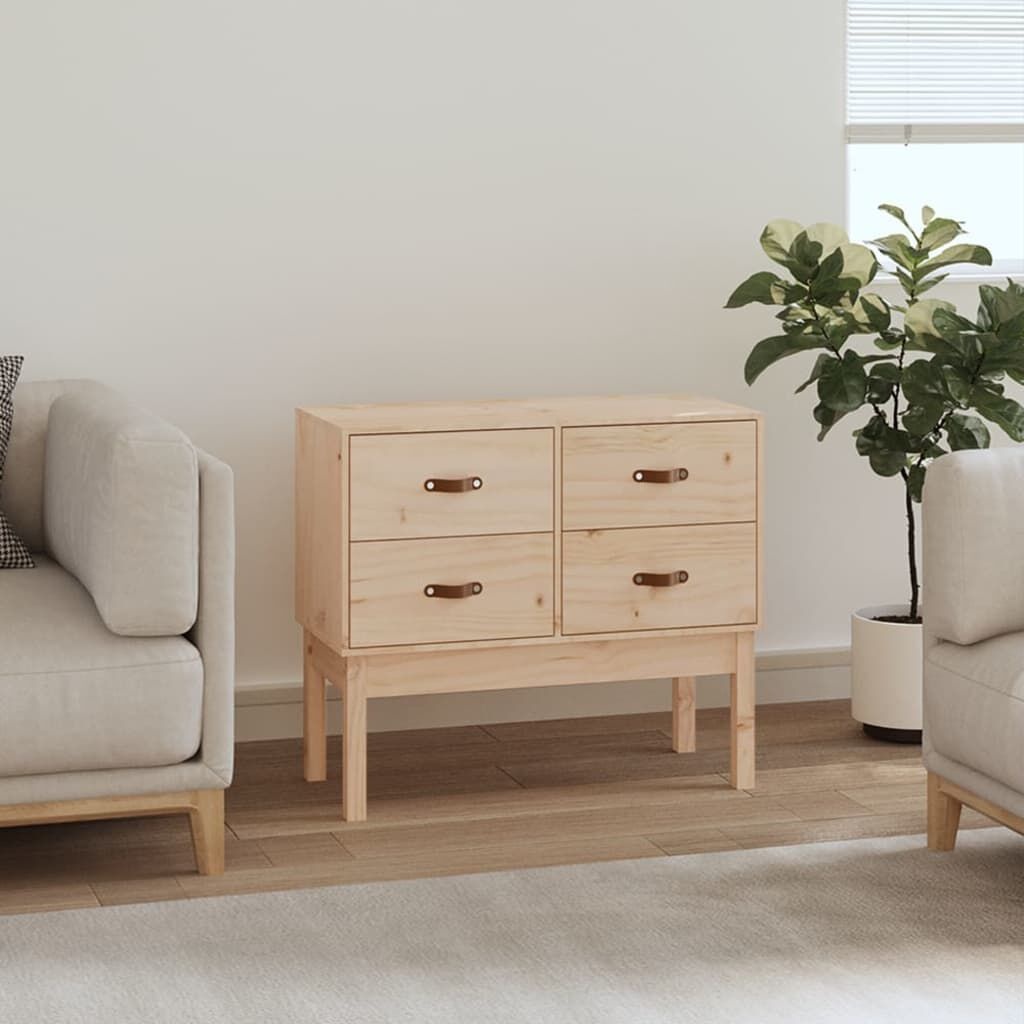 VidaXL Wandkast Grenenhout 90x40x78 cm - 34% Korting