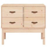 VidaXL Wandkast Grenenhout 90x40x78 cm - 34% Korting