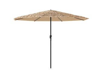 Bruine Parasol 388x388 cm - Stalen Paal - 34% Korting