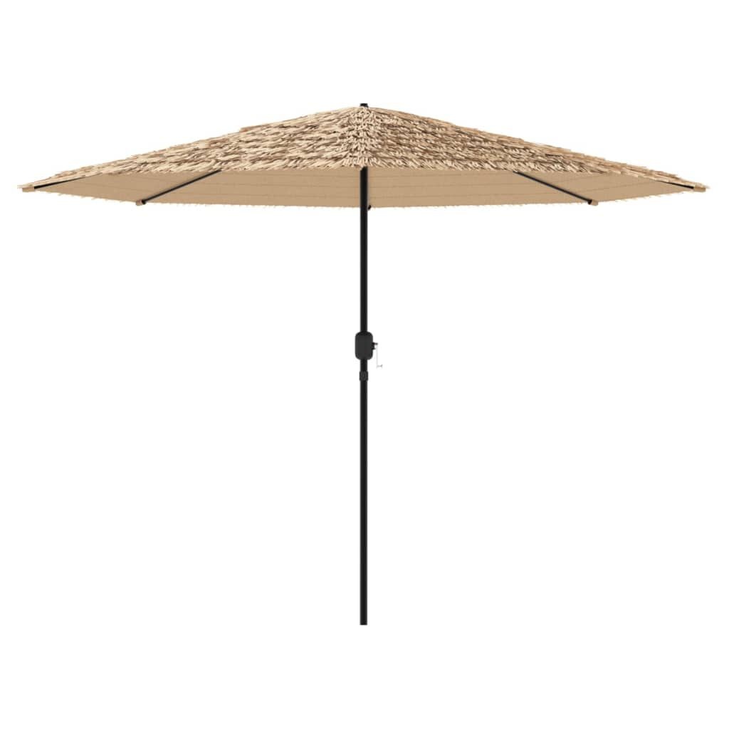 Bruine Parasol 388x388 cm - Stalen Paal - 34% Korting