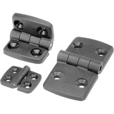 Zwarte Scharnieren (4 stuks) - Thermoplast & RVS - 31% Korting