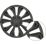 Wieldoppen Daytona 15 inch Zwart/Zilver (4 stuks) - 52% Korting!